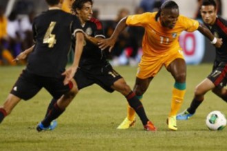 Côte dÂ’Ivoire : Les éléphants laminés par le Mexique 4-1, Â‘Â‘Une balle dans les piedsÂ’Â’ selon Lamouchi